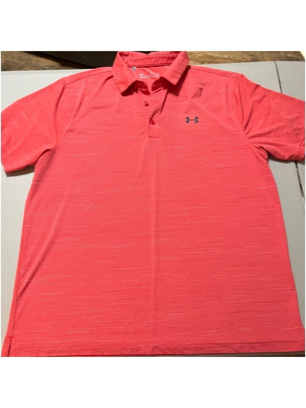 Under Armour XL Red Polo Shirt